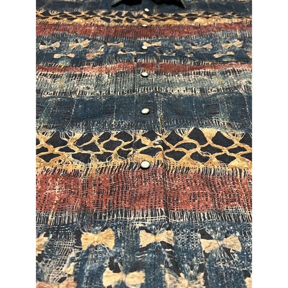 Fulton Street Shirt Works Size‎ XLT Animal Print Cabincore Rustic Classic VTG - Picture 4 of 9